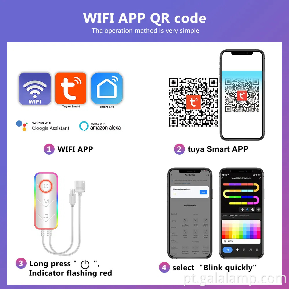 Luz de neon rgbic inteligente com controle wifi para decoração de casa